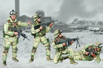 Actieprijs Trumpeter 1/35 US 101st Airborne Division Crew