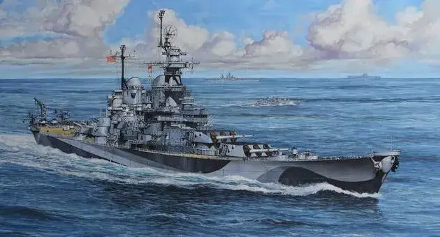 Laatste Kans Revell 1/1200 Battleship U.S.S. Missouri WWll