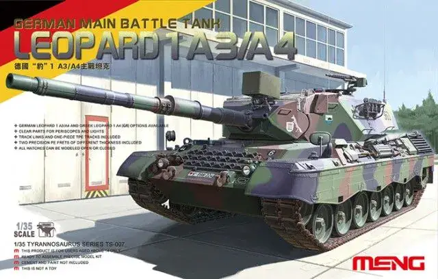 Lage Kosten Meng 1/35 German Tank Leopard 1 A3/A4