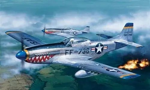 Exclusieve Aanbieding Italeri 1/72 P - 51D Mustang