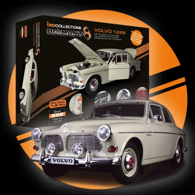 IXO Collection - 1/8 Volvo Amazon S122S Beperkte Voorraad