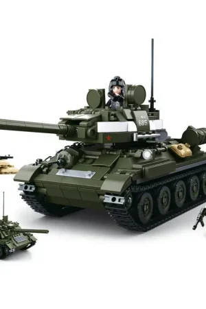 Veilige Betaling Sluban WWII - 2in1 Russian Tank (M38-B0689)