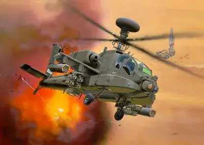 Rechtstreeks Van De Fabrikant Revell 1/114 AH-64D Longbow Apache