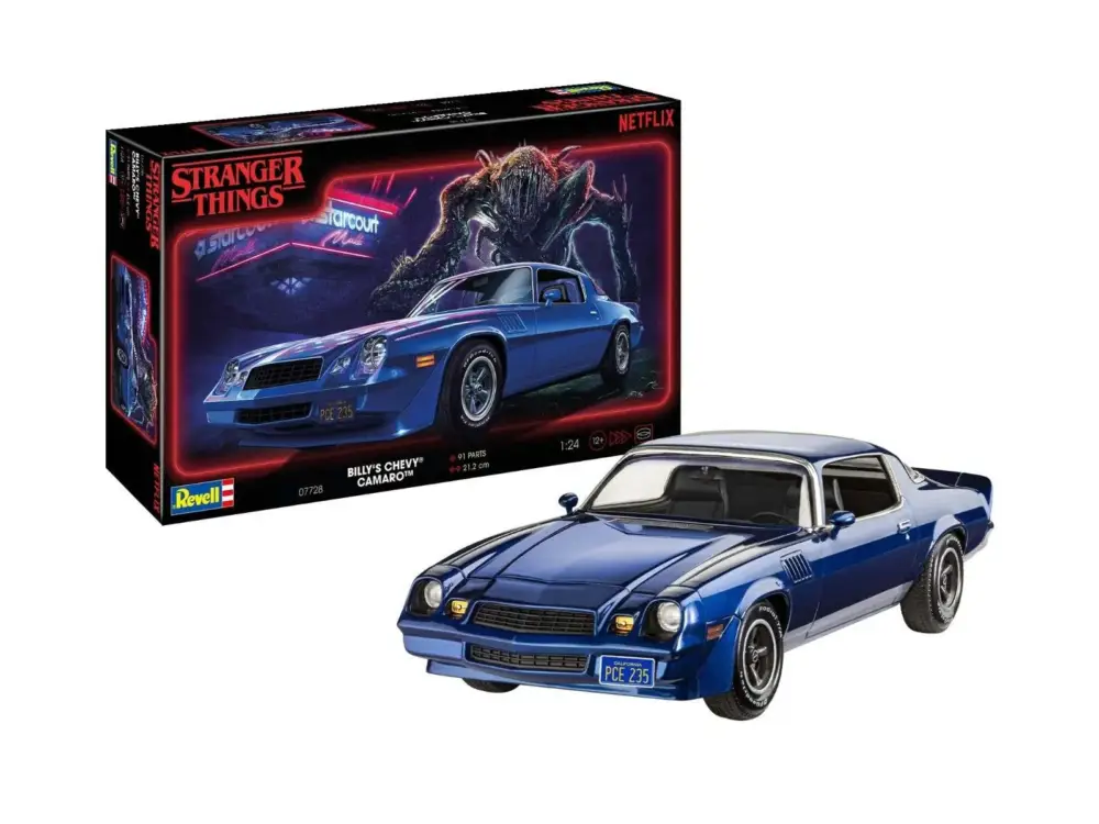 Revell 1/24 Stranger Things Billy's Chevy Camaro Z/28 Op = Op