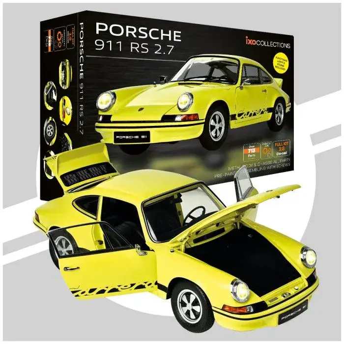 IXO Collection - 1/8 Porsche 911 RS 2.7 Carrera metalen bouwpakket Bestel Nu