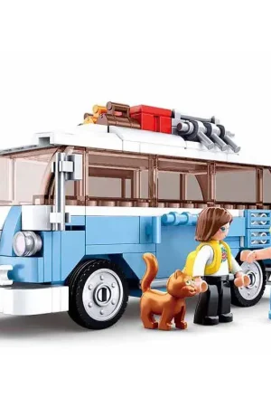 Sluban Hippy Bus bouwstenen set (M38-B0707) Beperkte Voorraad