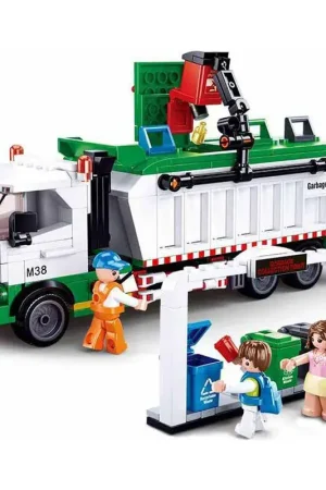 Sluban Garbage Truck bouwstenen set (M38-B0780) Weekendaanbieding