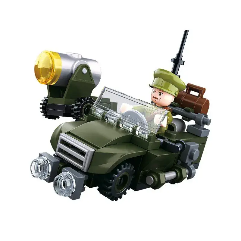 Dagaanbieding Sluban WWII - Off-Road Vehicle bouwstenen set (M38-B0678B)