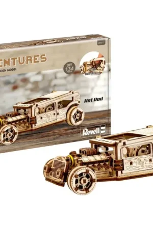 Finale Uitverkoop Revell Tiny Adventures - Hotrod (houten bouwset)