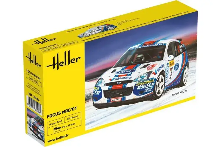 Heller 1/43 Focus WRC'01 Hoge Kwaliteit