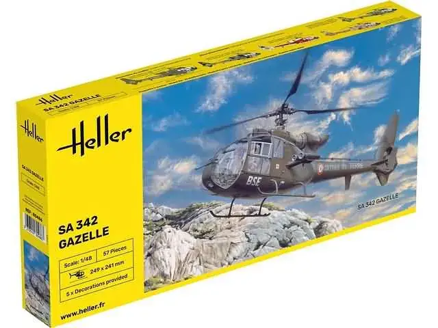 Snelle Levering Heller - 1/48 SA 342 GAZELLE