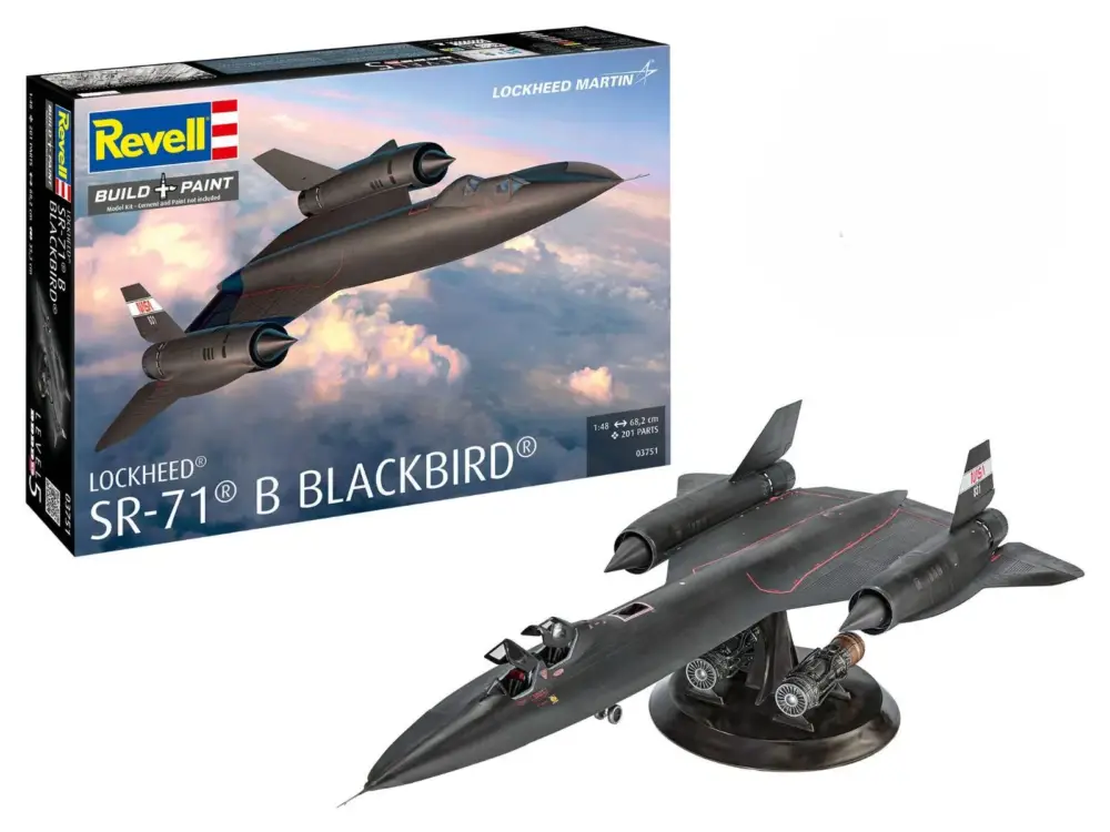 Meest Verkocht Revell - 1/48 Lockheed SR-71B Blackbird