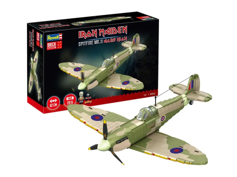 Revell - Iron Maiden Spitfire MK.II Aces High - Brick System Populair