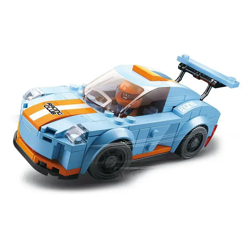 Sluban Sports Car Leopard bouwstenen set (M38-B0633A) Laatste Versie