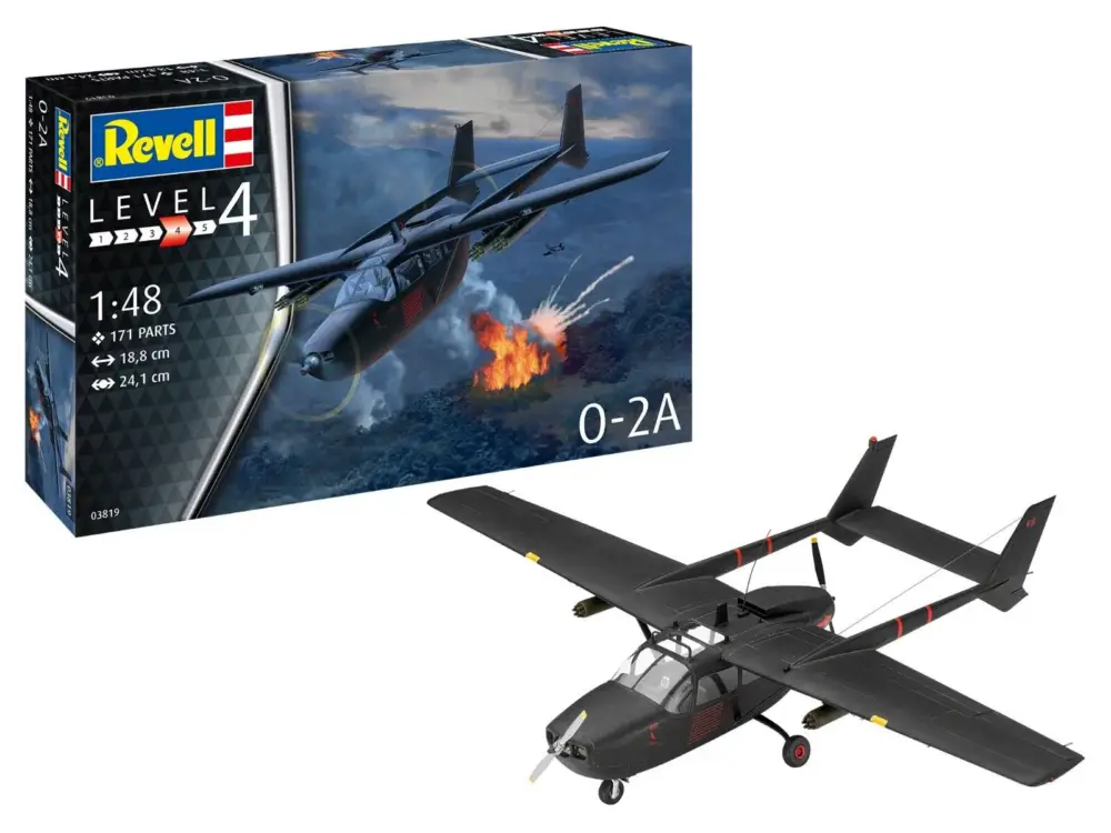 Revell 1/48 O-2A gevechtsvliegtuig Model-set Superprijs