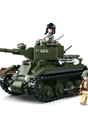 Sluban WWII - Russian light Tank (M38-B0686) Actieprijs