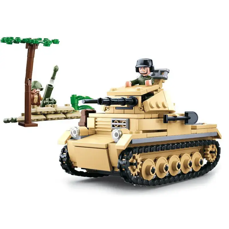 Sluban WWII - German light tank (M38-B0691) Uitverkoop