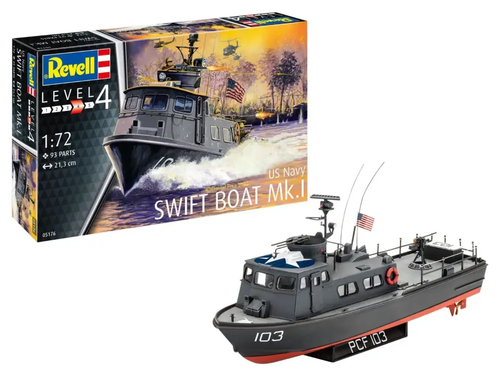 Revell 1/72 US Navy Swift Boat Mk.1 Model-set Gereduceerde Prijs