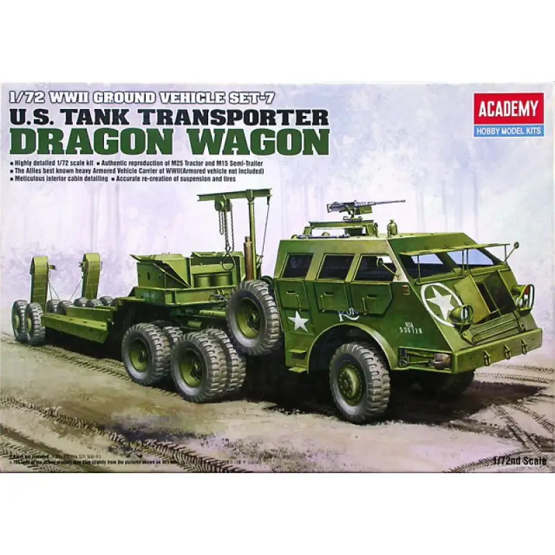 U.S. Tank Transporter Dragon WagonGround Vehicle Set-7 -13409 Nieuw