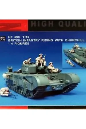 British Infantry Riding Churchill HF590 Laatste Versie