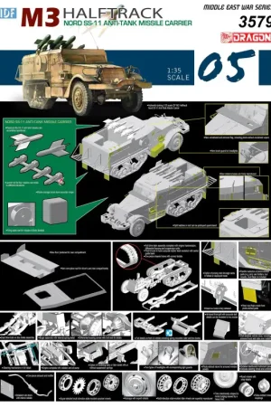 Dagaanbieding IDF M3 Halftrack Nord SS-11 Anti-Tank Missile Carrier -3579