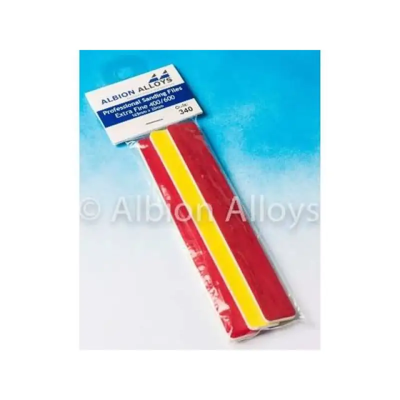 Professional Sanding files extra fine 400/600 grit (165mm x 20mm) 3 stuks -340 Lage Kosten
