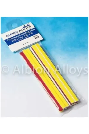 Nieuw Professional Sanding files extra fine 400/600 grit (165mm x 6mm) 10 stuks -240