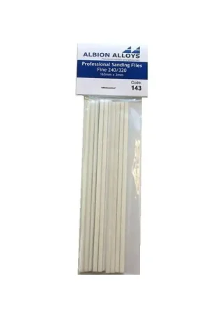Professional Sanding files Coarse 240/320grit (165mm x 3mm) 10 stuks -143 Nieuw
