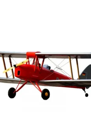Tiger Moth DH-82 Rood -C9500 Laatste Versie
