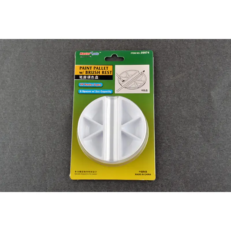 Paint Pallet with Brush Rest -09974 Direct Beschikbaar